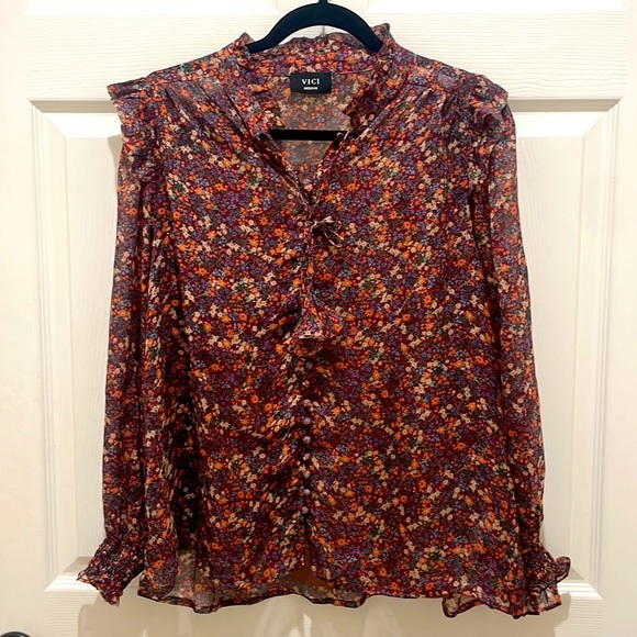 Vici Floral Blouse - Picture 4 of 11
